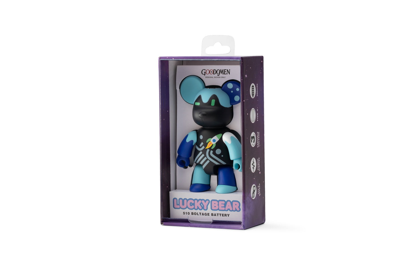 GOODOMEN LUCKY BEAR – Starry Bear 510 Thread Vape Battery